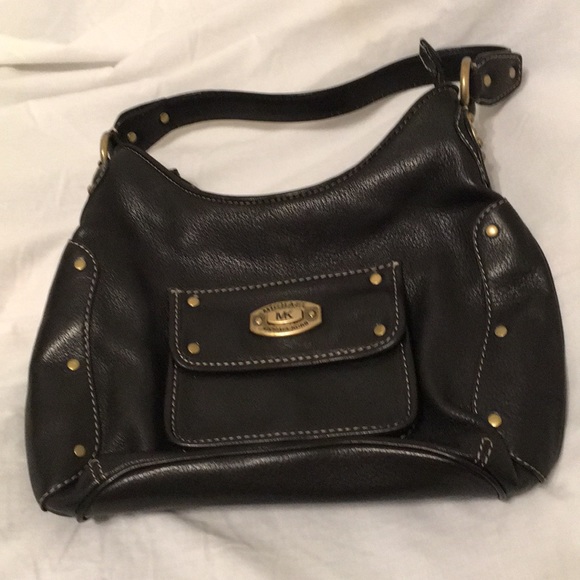 RARE MICHAEL KORS LEATHER BAG - Picture 1 of 8